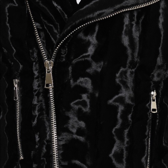 Lip Service Widow Faux Fur Moto Jacket - Picture 4 of 4